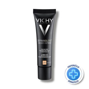 Vichy Dermablend 3D tečni puder, 20 vanilla 30 ml