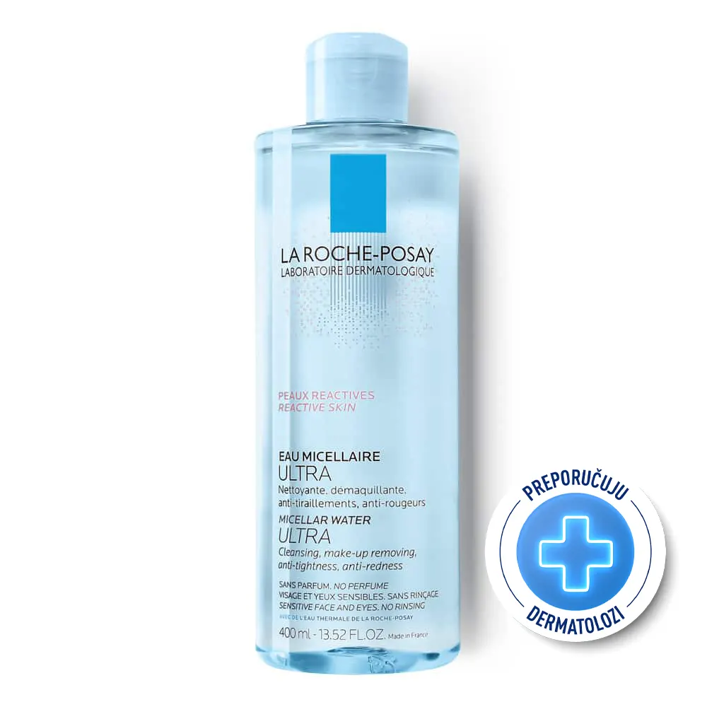 La Roche-Posay EAU Miclearna voda za reaktivnu kožu 400 ml
