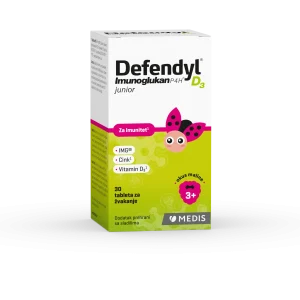 Defendyl-Imunoglukan P4H D₃ junior 30 tableta za žvakanje