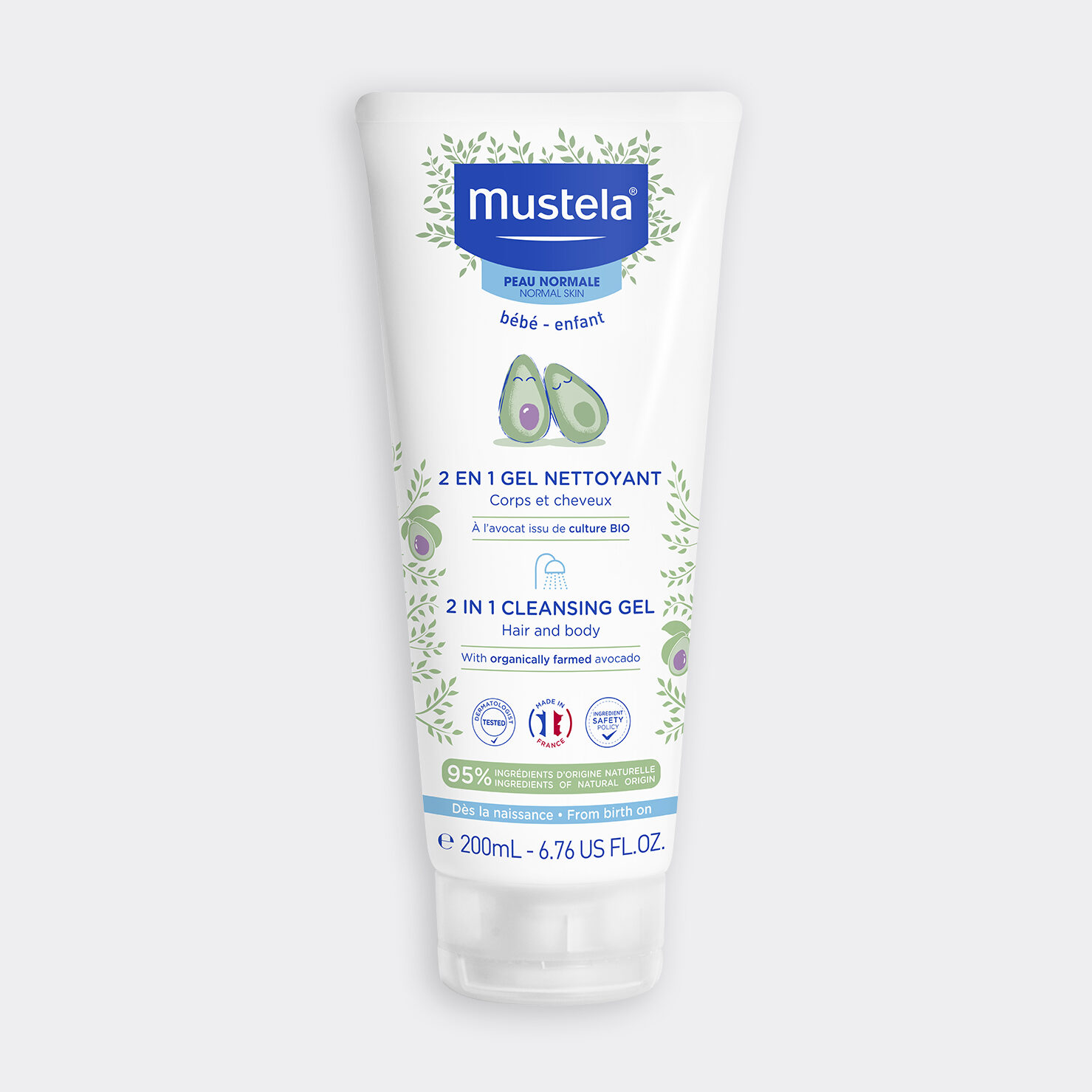 Mustela 2 u 1 šampon za kosu i tijelo 200 ml
