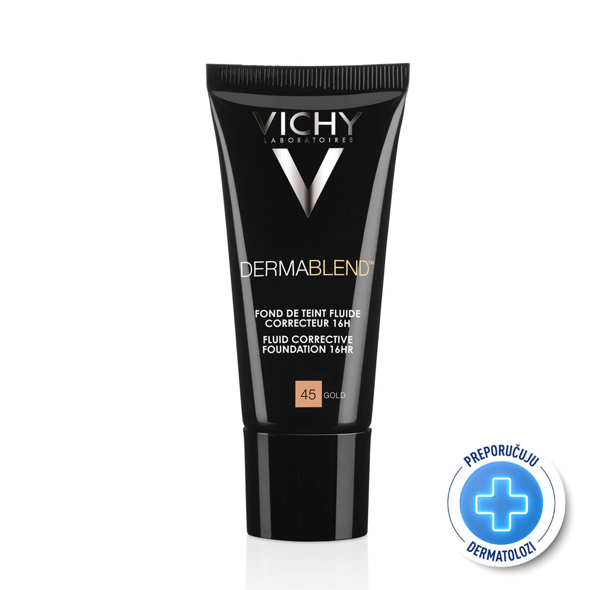 Vichy Dermablend tečni puder, 45 gold 30 ml