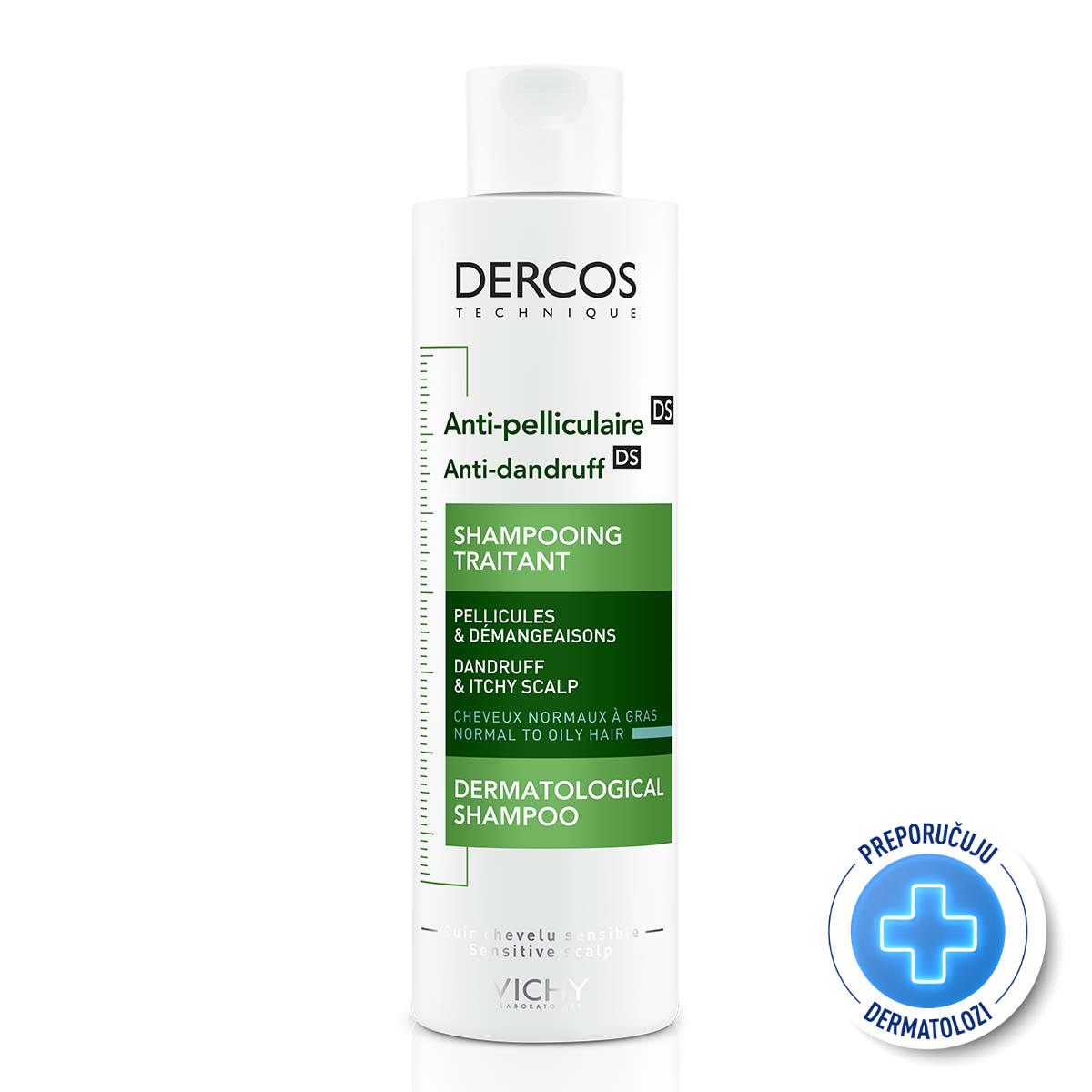 Vichy Dercos šampon protiv peruti za masnu kosu 200 ml