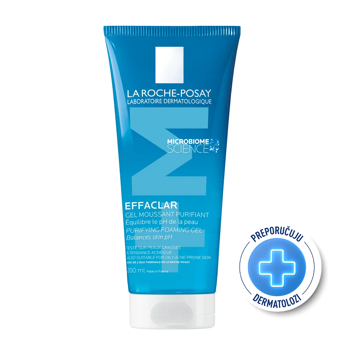 La Roche-Posay Effaclar pjenušavi gel za čišćenje lica 400 ml REFILL pakovanje