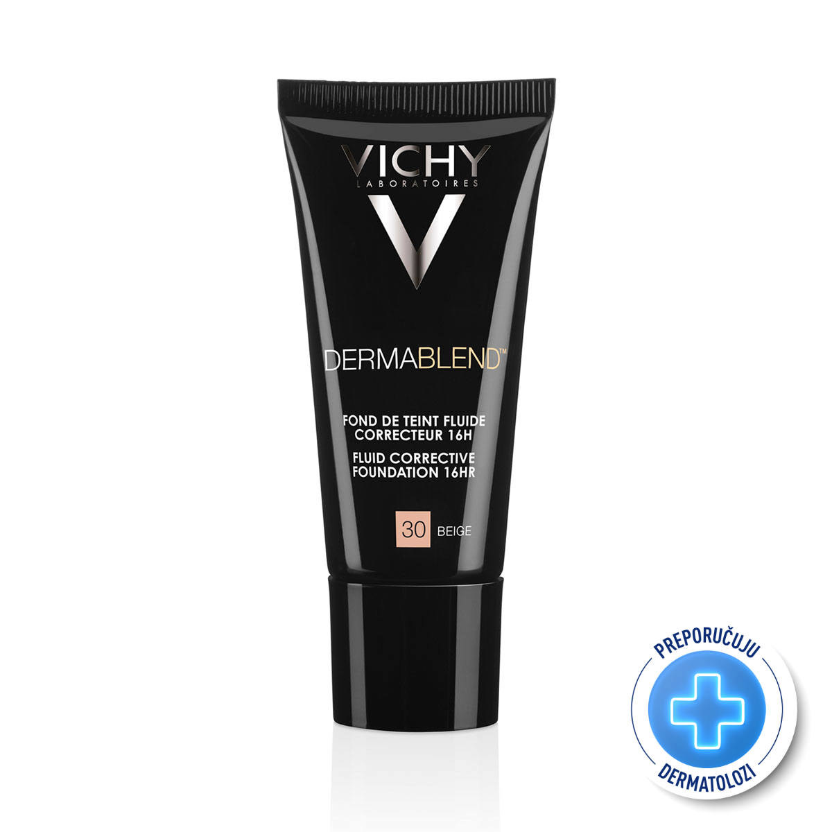 Vichy Dermablend tečni puder, 30 beige 30 ml