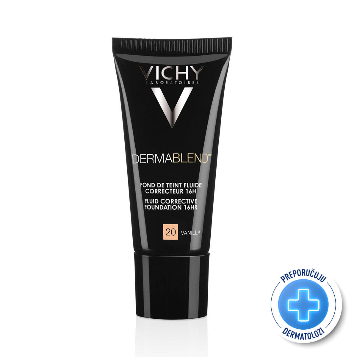Vichy Dermablend tečni puder, 20 vanilla 30 ml