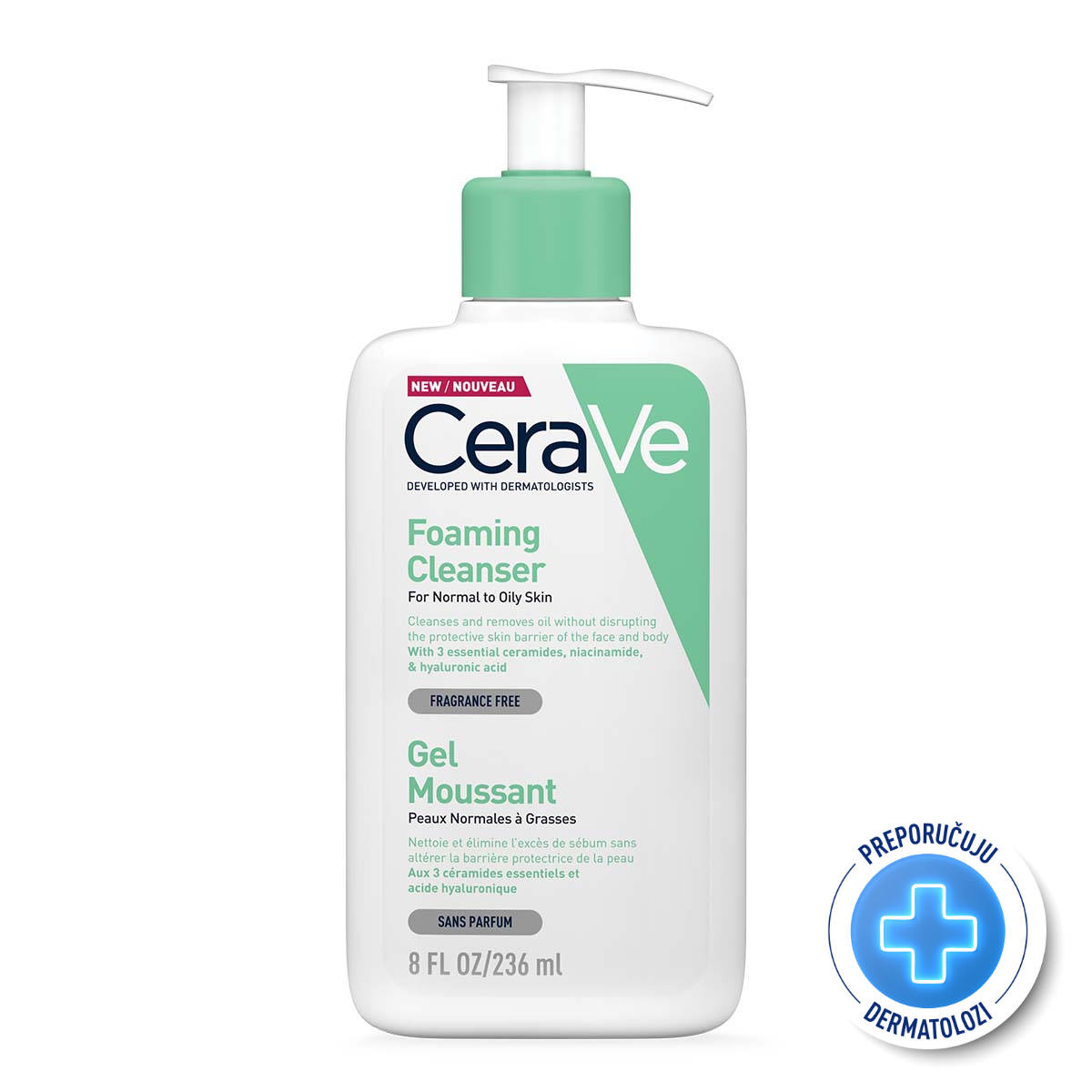 CeraVe Pjenušavi gel za čišćenje 236 ml