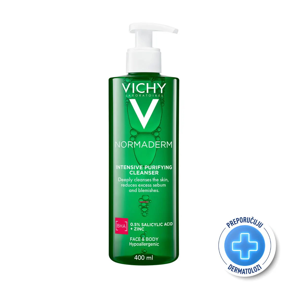 Vichy Normaderm Phytosolution gel za dubinsko čišćenje 400 ml