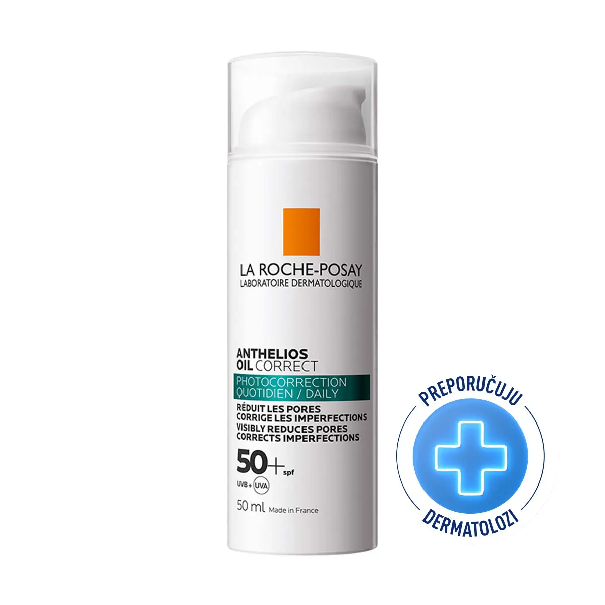 La Roche-Posay Effaclar Gel za čišćenje 50 ml + Effaclar koncentrovani serum 30 ml + Anthelios Oil Correct gel 3 ml (Promo)