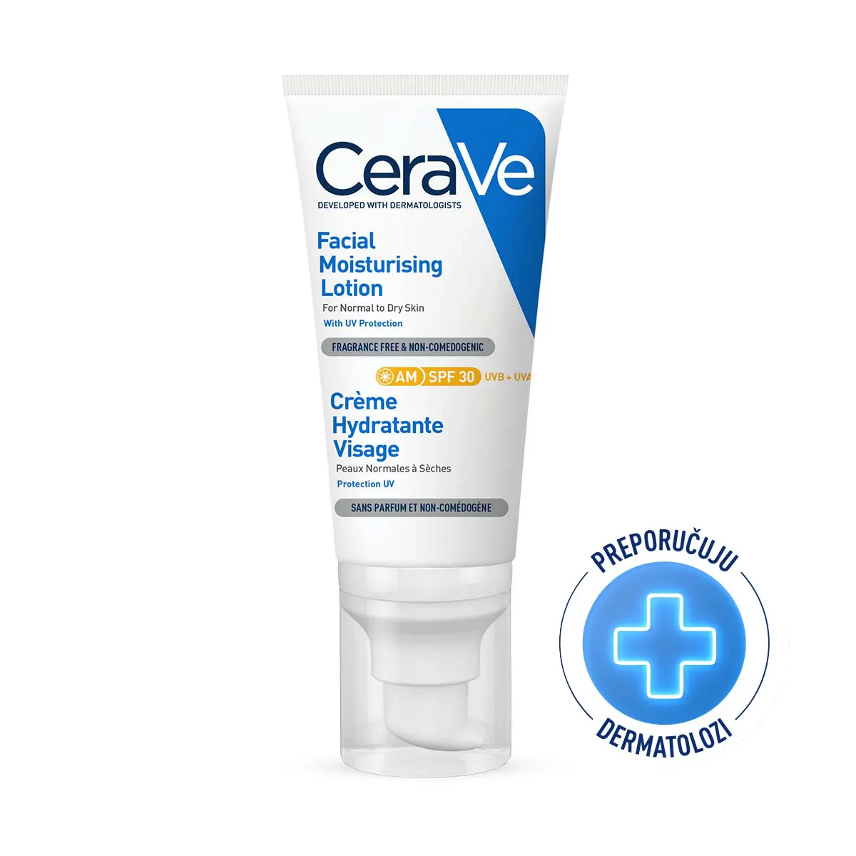 CeraVe Hidratantna njega za lice SPF 30, 52 ml