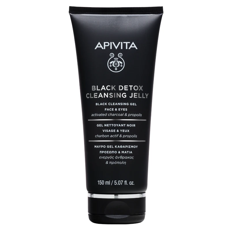 Apivita Black Detox gel za dubinsko čišćenje 150 ml