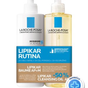 La Roche-Posay Lipikar Ap+M balzam 400 ml + Ulje za čišćenje 400 ml (Promo)
