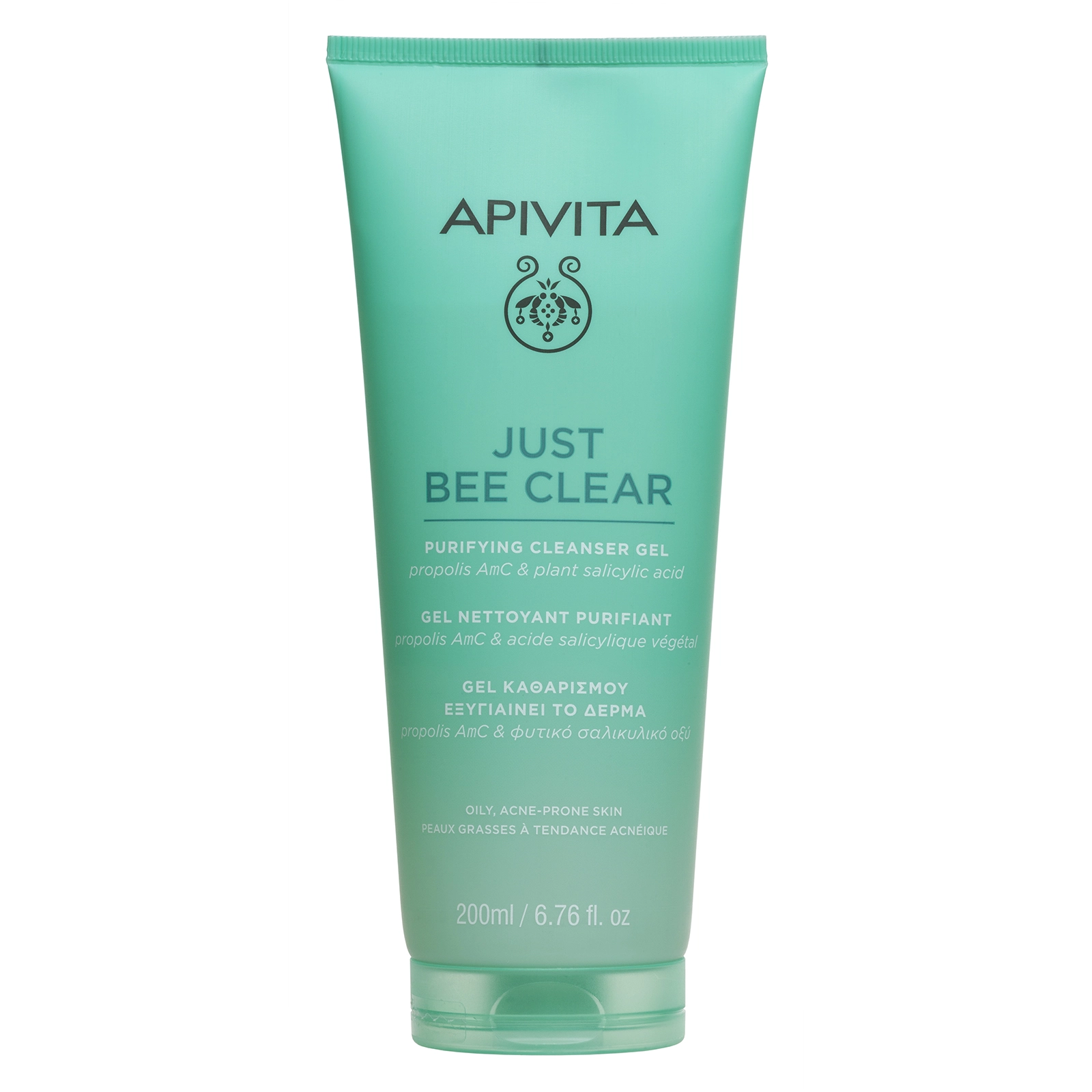 Apivita Just Bee Clear gel za čišćenje lica 200 ml