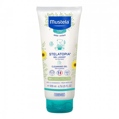 Mustela Stelatopia gel za tuširanje 200 ml