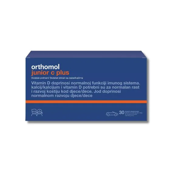 Orthomol Junior C plus tablete za žvakanje, okus narandža (cijena po komadu)