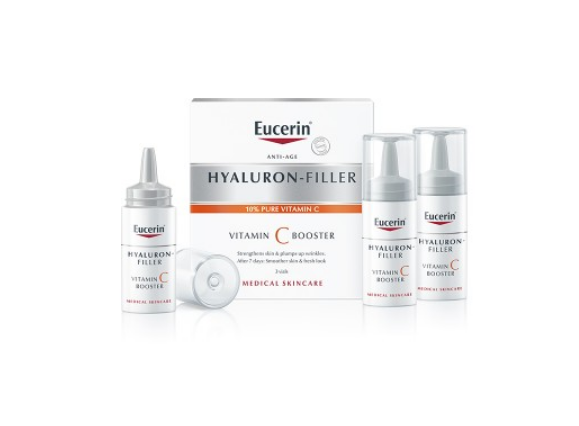 Eucerin Hyaluron-Filler booster serum s vitaminom C 3 x 8 ml