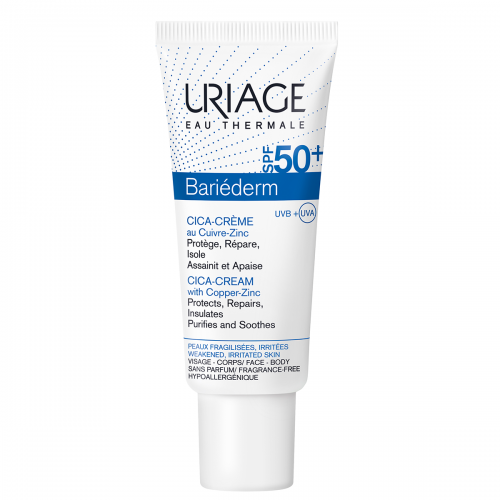 Uriage Bariederm Cica krema SPF 50, 40 ml