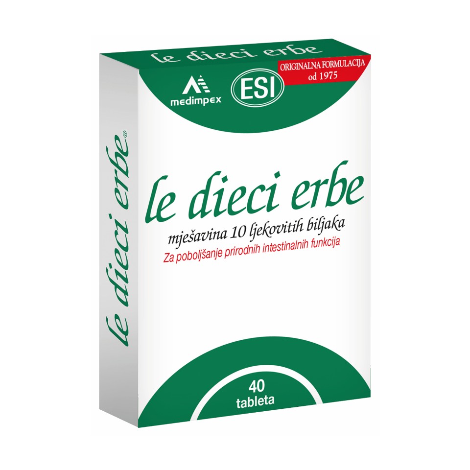 Esi Le Dieci Erbe 40 tableta