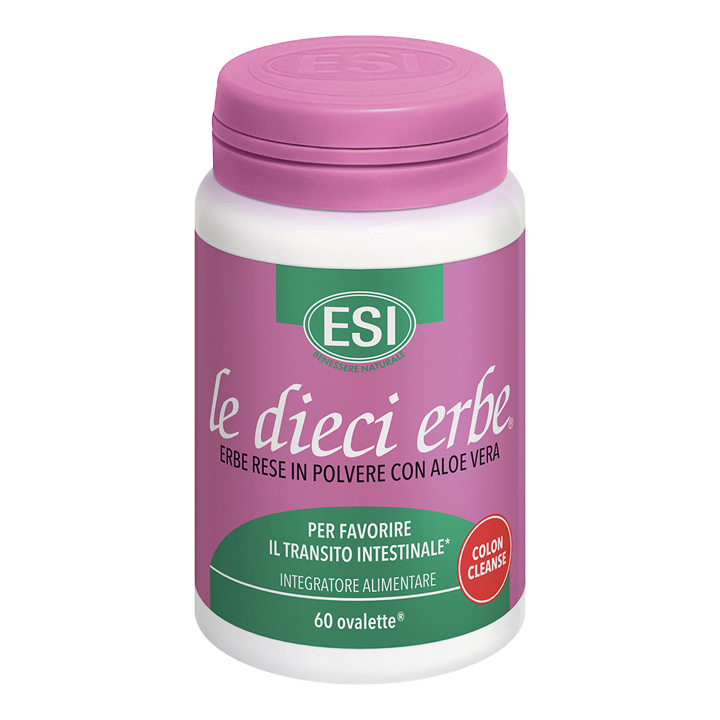 Esi Le Dieci Erbe colon cleanse 60 tableta