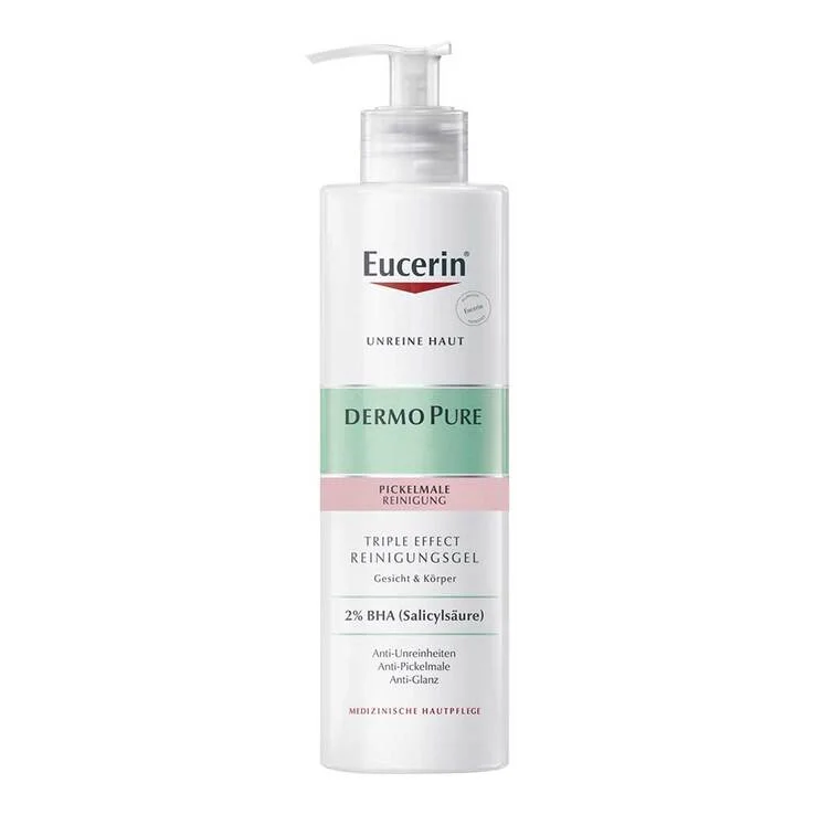 Eucerin DermoPure gel za čišćenje masne kože lica 400 ml