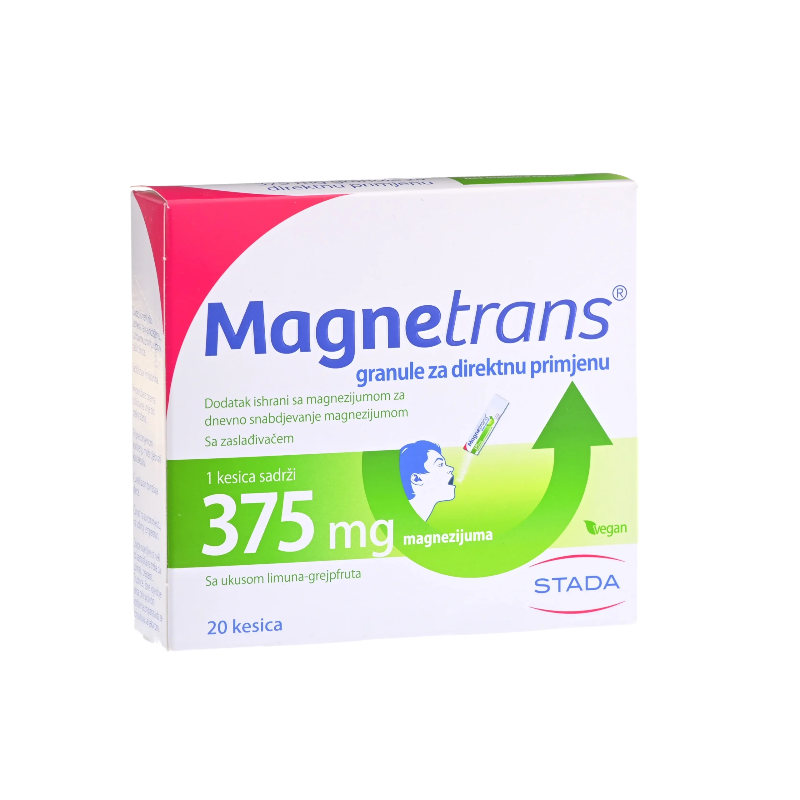 Magnetrans direkt granule 375 mg 20 kesica