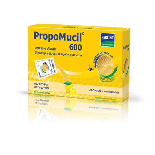PropoMucil prašak 600 mg 5 kesica